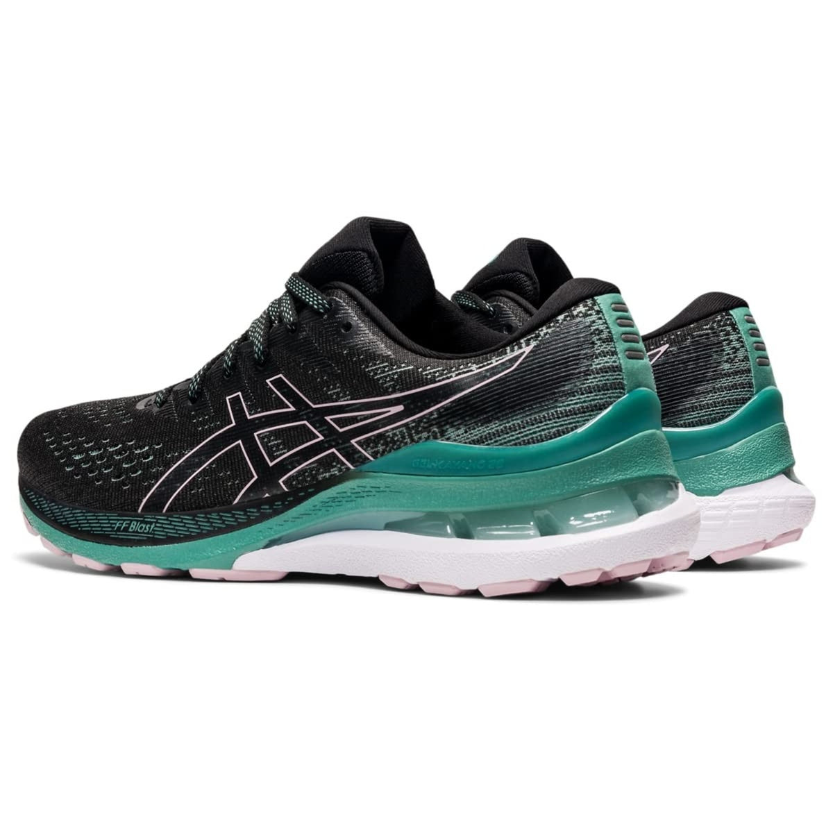 Asics Gel Kayano 28 Women's Running Shoes Black/Sage Mesh 11.5 M