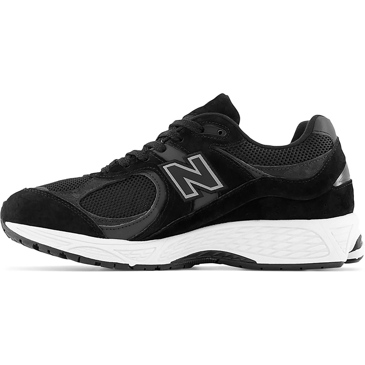 New Balance 2002R Mens Running Shoes Black / White Size 12