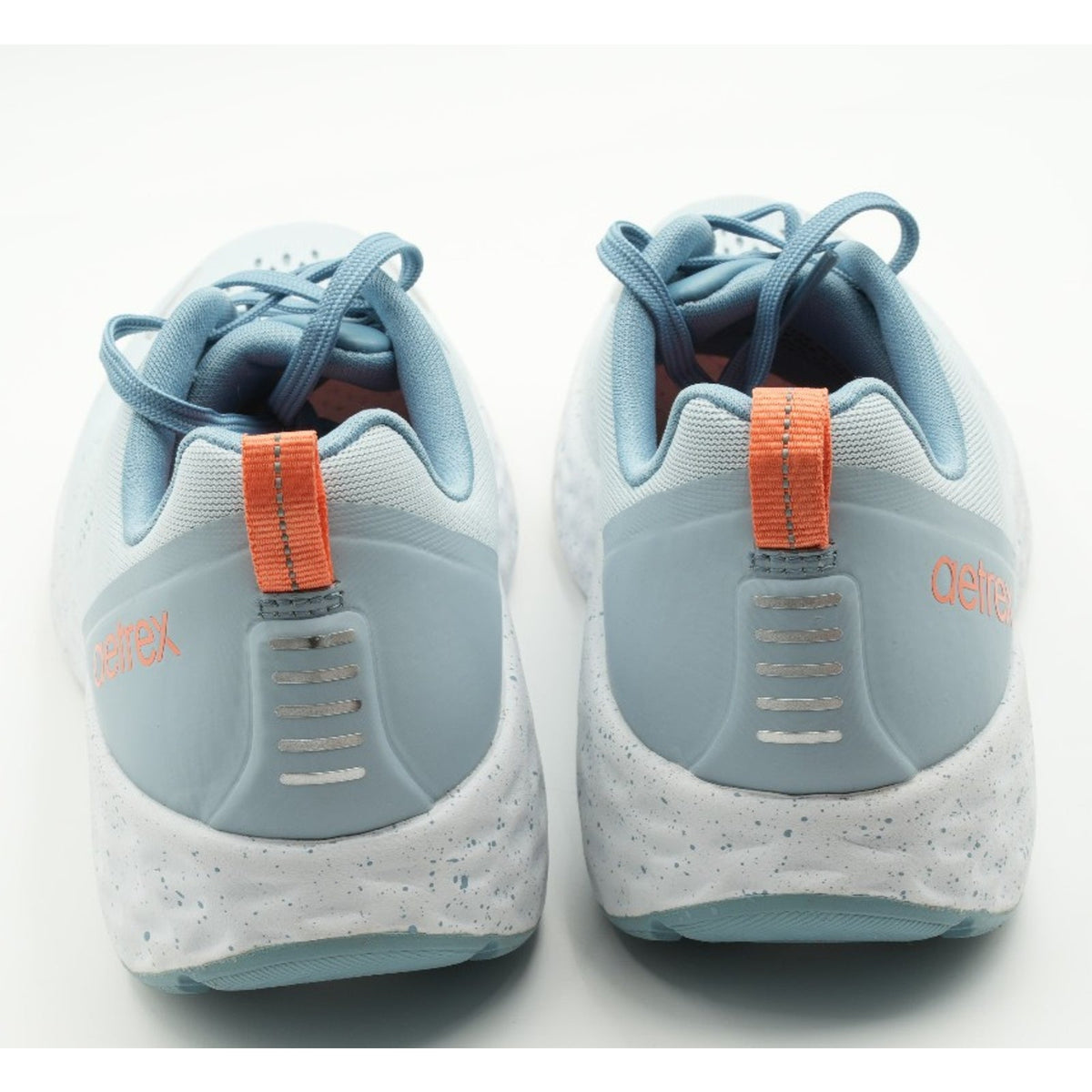 Aetrex Danika Machine Washable Orthotic Mesh Sneaker Light Blue US 8.5 EUR 39