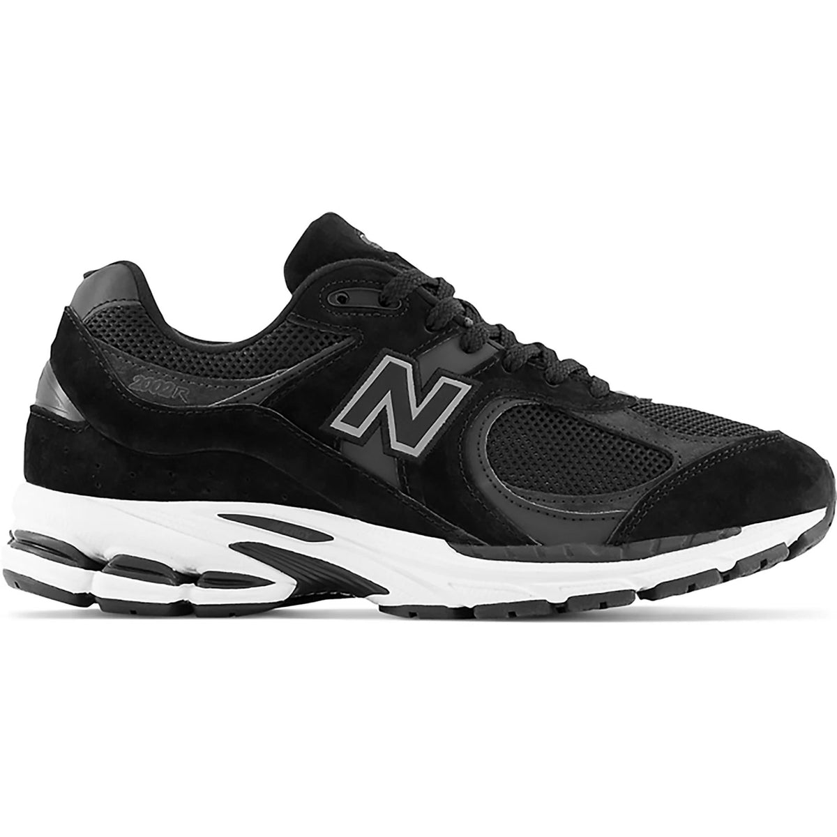 New Balance 2002R Mens Running Shoes Black / White Size 12