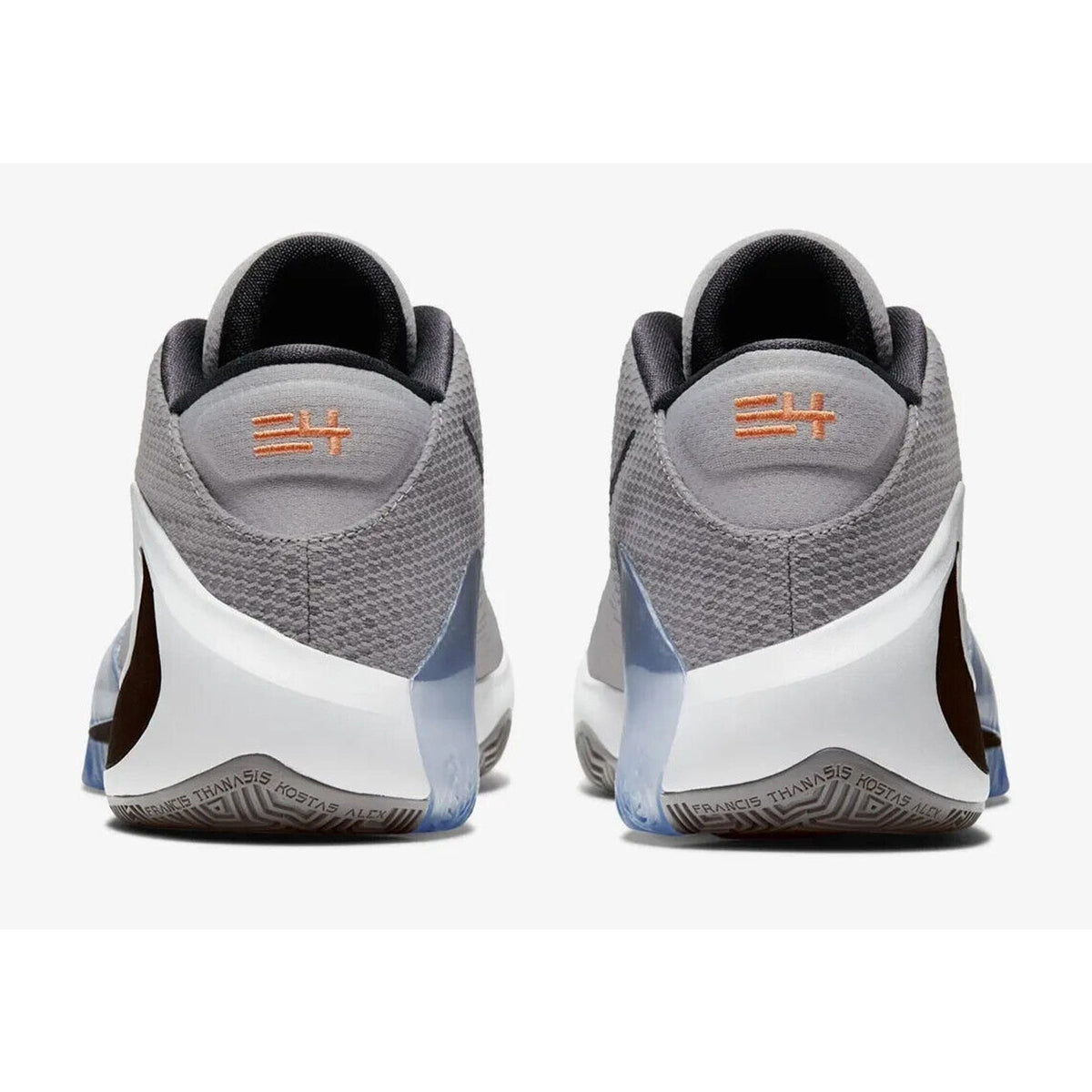 NIKE ZOOM FREAK 1 BASKETBALL SHOES Grey/Oil Grey/Cool Grey Men 8.5 WMNS 10