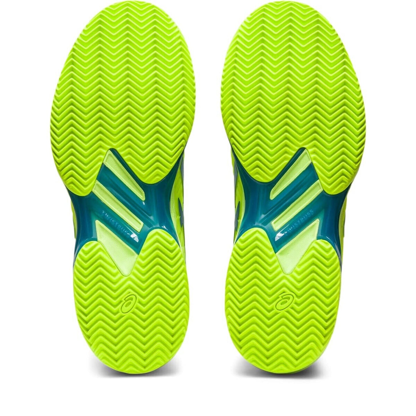 ASICS Women Solution Speed FF 2 Tennis Shoes Hazard Green/ Reborn Blue 8.5 B M