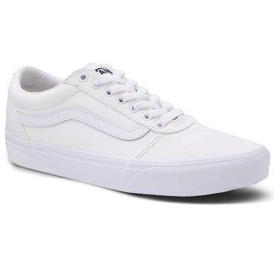 Vans Ward Men's Shoes Rubber Skate Shoes triple white Canvas size 11