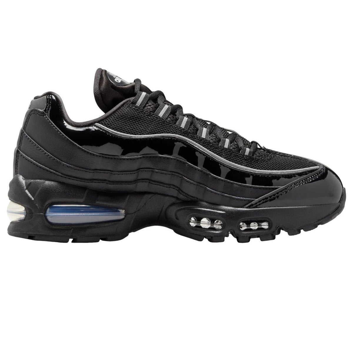 Nike Air Max 95 Big Bubble Triple Black Casual Running Sneaker Men 7 / Women 8.5