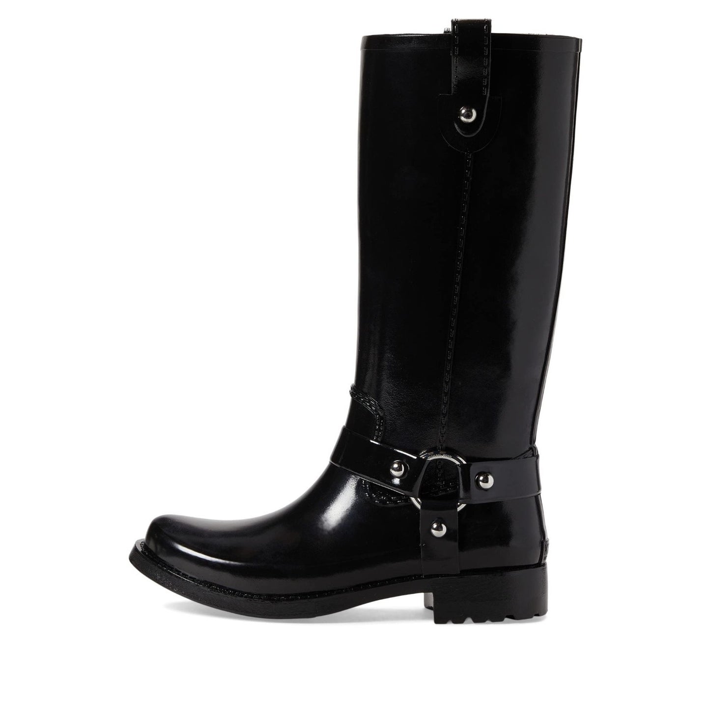 Michael Kors Women’s Stormy Rubber Knee Rain Boots 2" heel Size 8 M