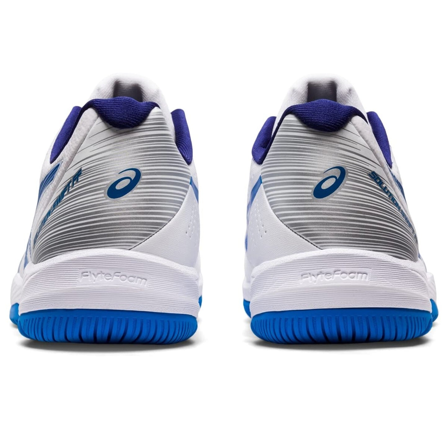 ASICS Men's Solution Swift FF White/Electric Blue Tennis Shoes Size 11.5 M