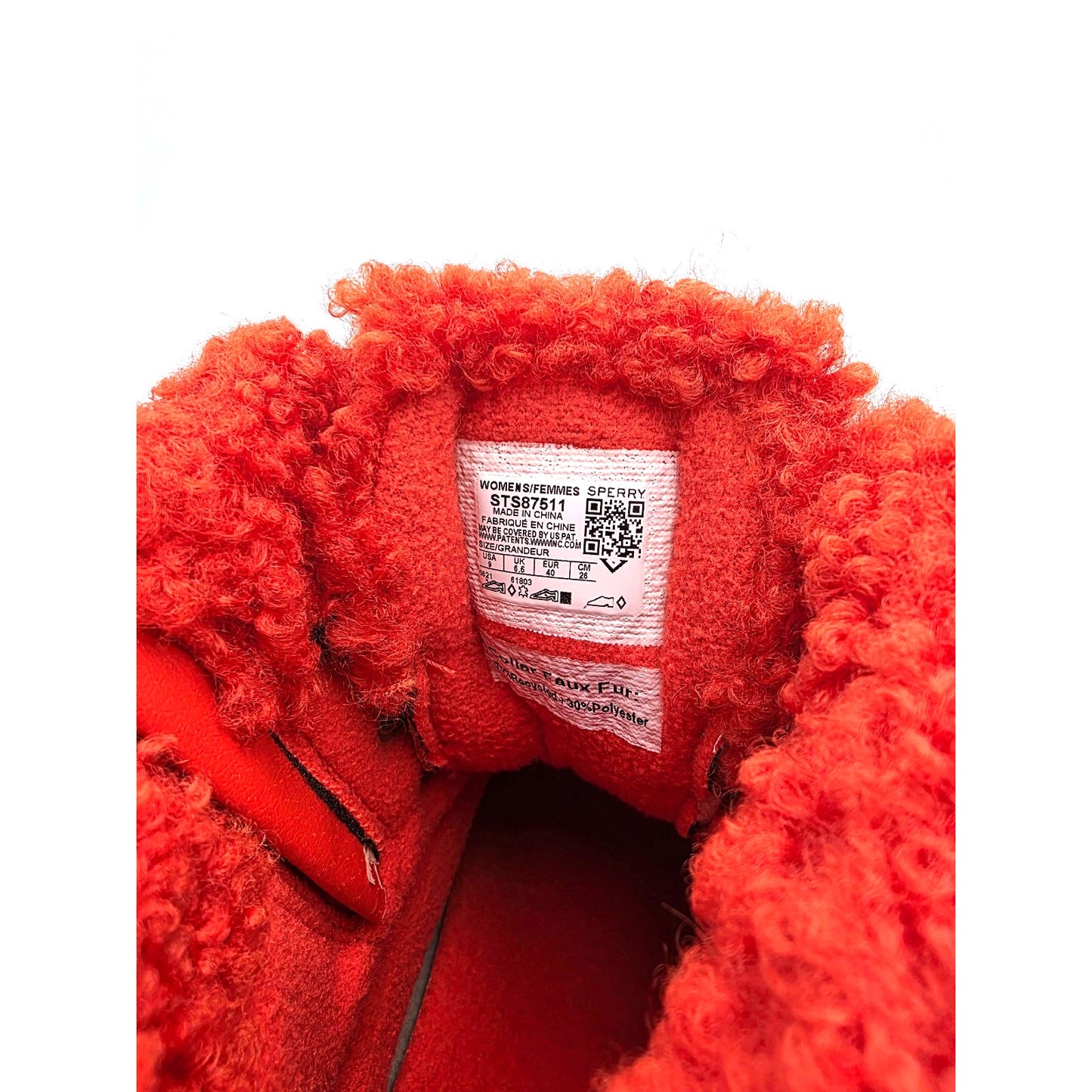 Sperry Women's Saltwater Alpine Snow Boot Size 9M Orange STS87511