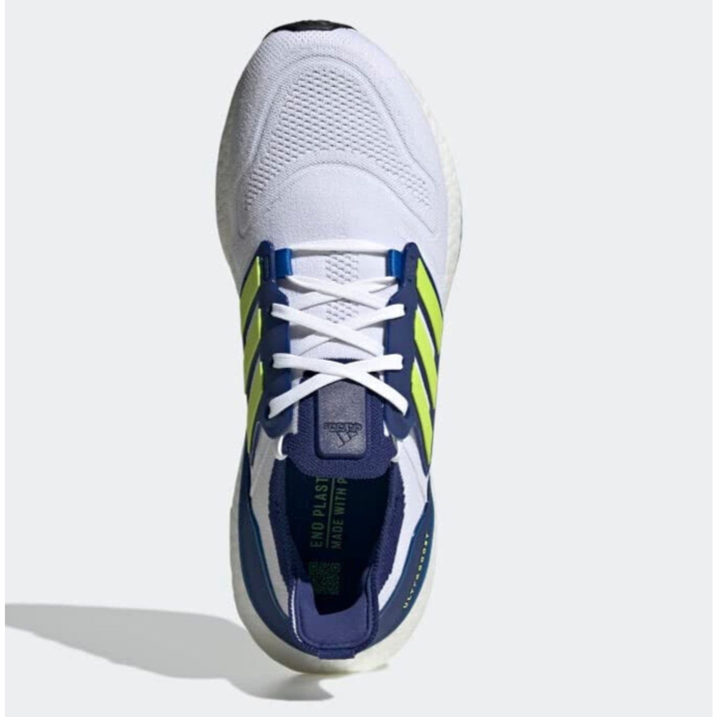 Adidas Ultraboost 22 White Blue Green Men’s Shoes SZ-10.5 GY8674
