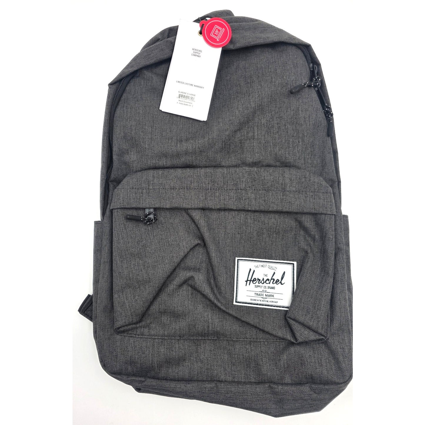 Herschel Classic Backpack, Black Crosshatch, XL 30.0 L fit Laptop 15 inch