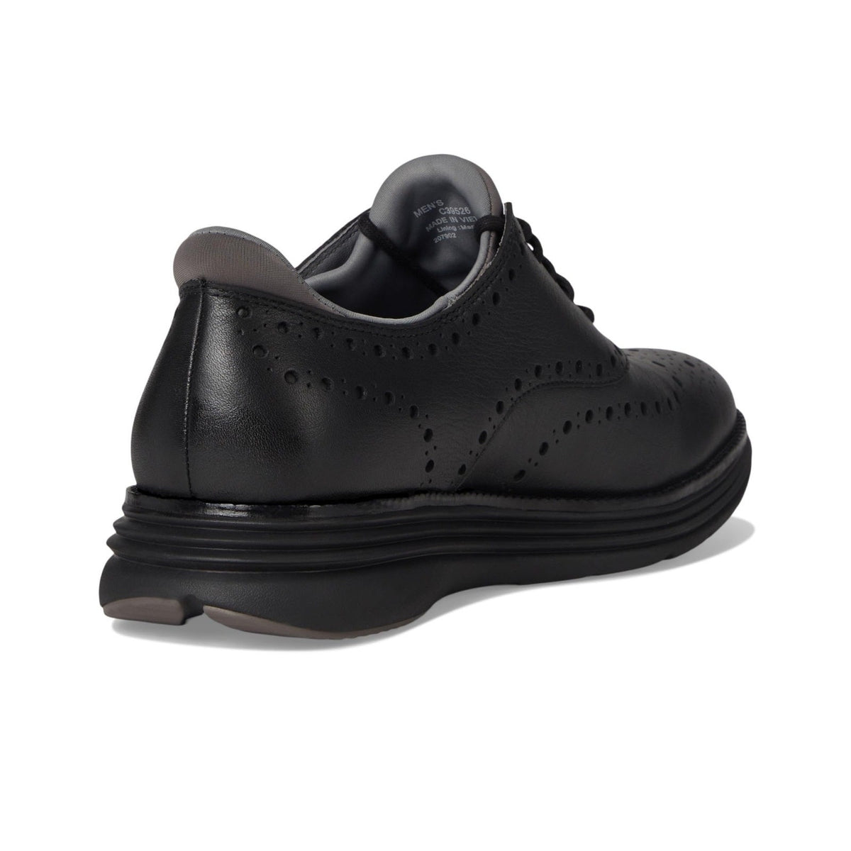 Cole Haan Øriginal Grand Men's Ultra Oxfords Wingtip Shoes Black Leather Size 12