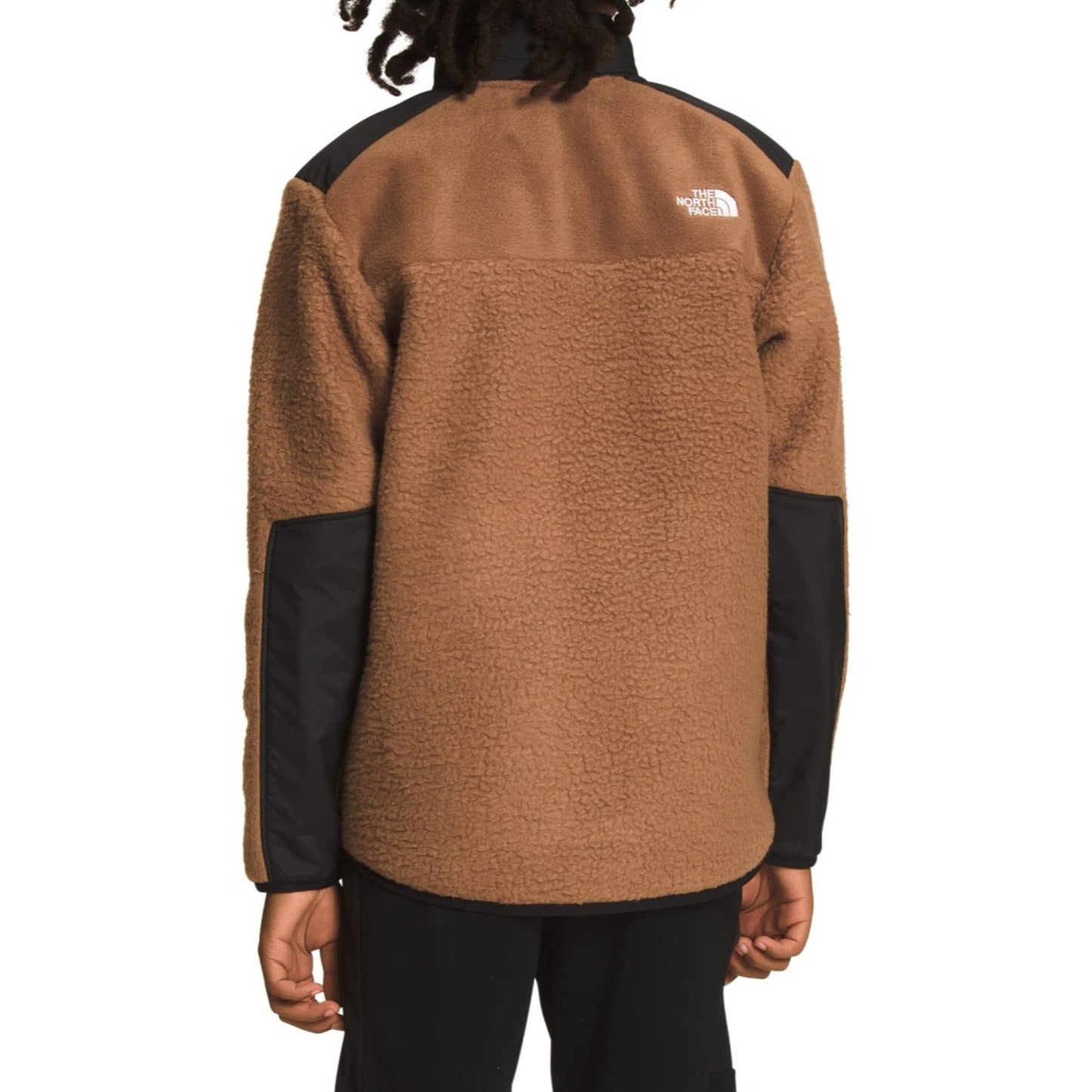 THE NORTH FACE Boy's Forrest Fleece Mashup Jacket Toasted Brown MD 10 Big Kid