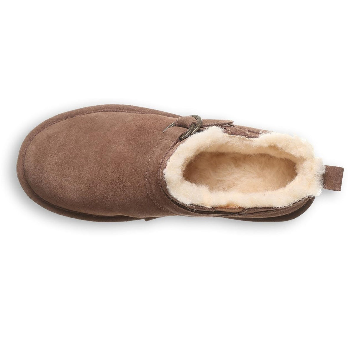 Bearpaw Shorty Buckle Vegan Women's Winter Boots - 3050 Cocoa Size 8 M