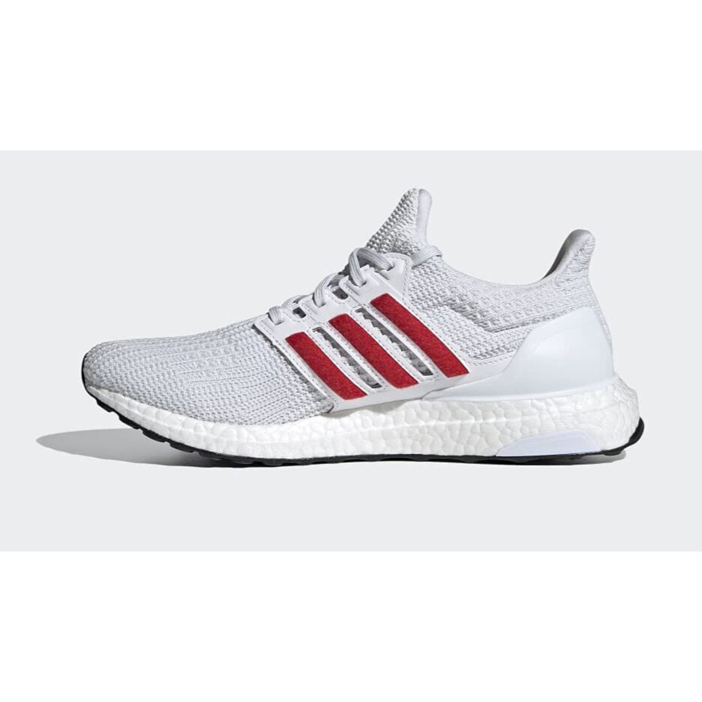 Adidas Ultraboost 4.0 DNA Men's Shoes Color: Footwear White/Silver/RED Size 11