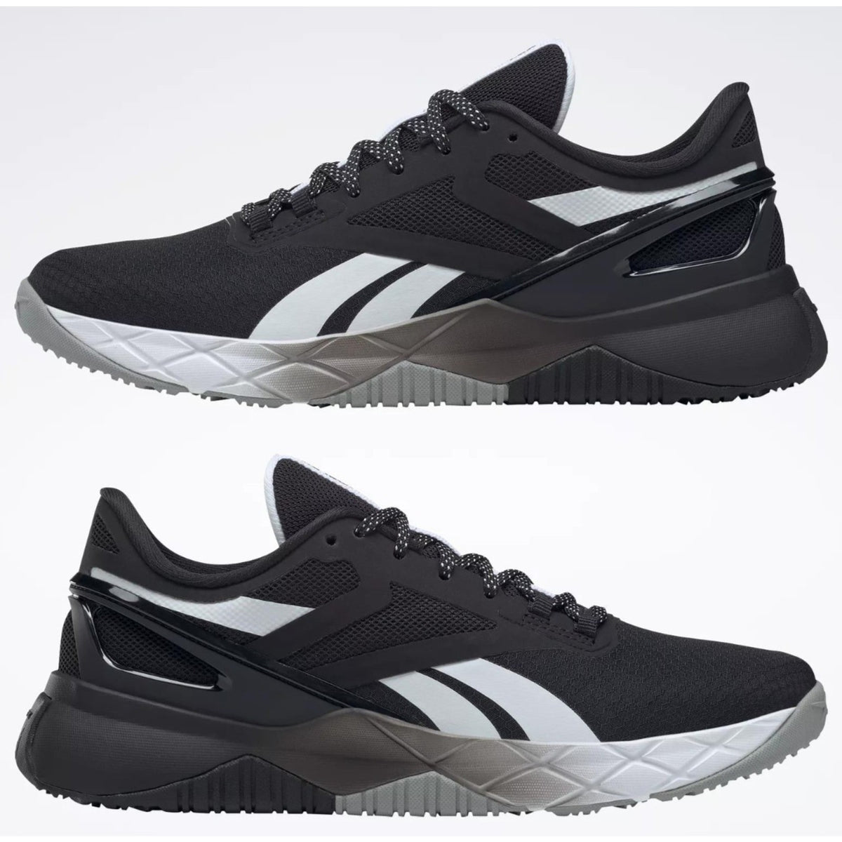 Reebok Unisex Sneaker Nanoflex Parafit TR GX4068 Training Black Grey Size 7.5
