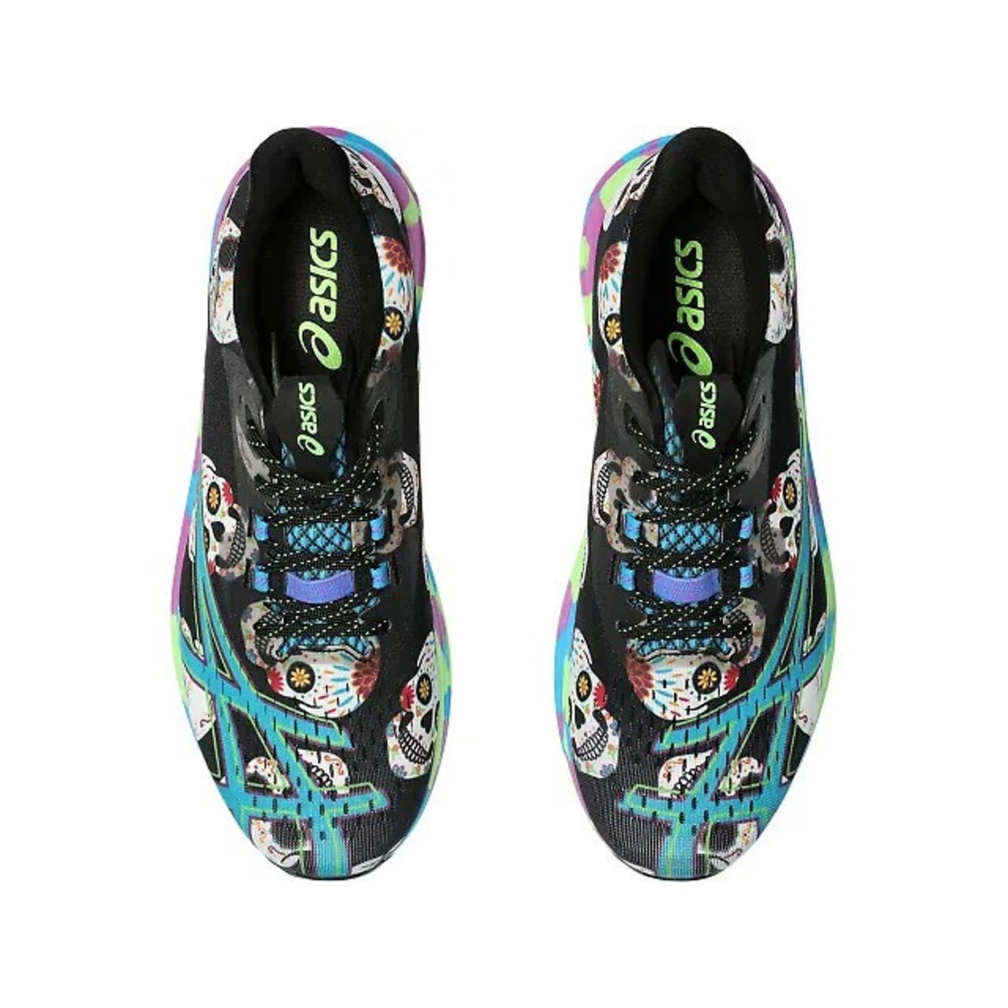 ASICS Noosa TRI 15 Men's Running Shoes Black/Island Blue Size 12 M Skull