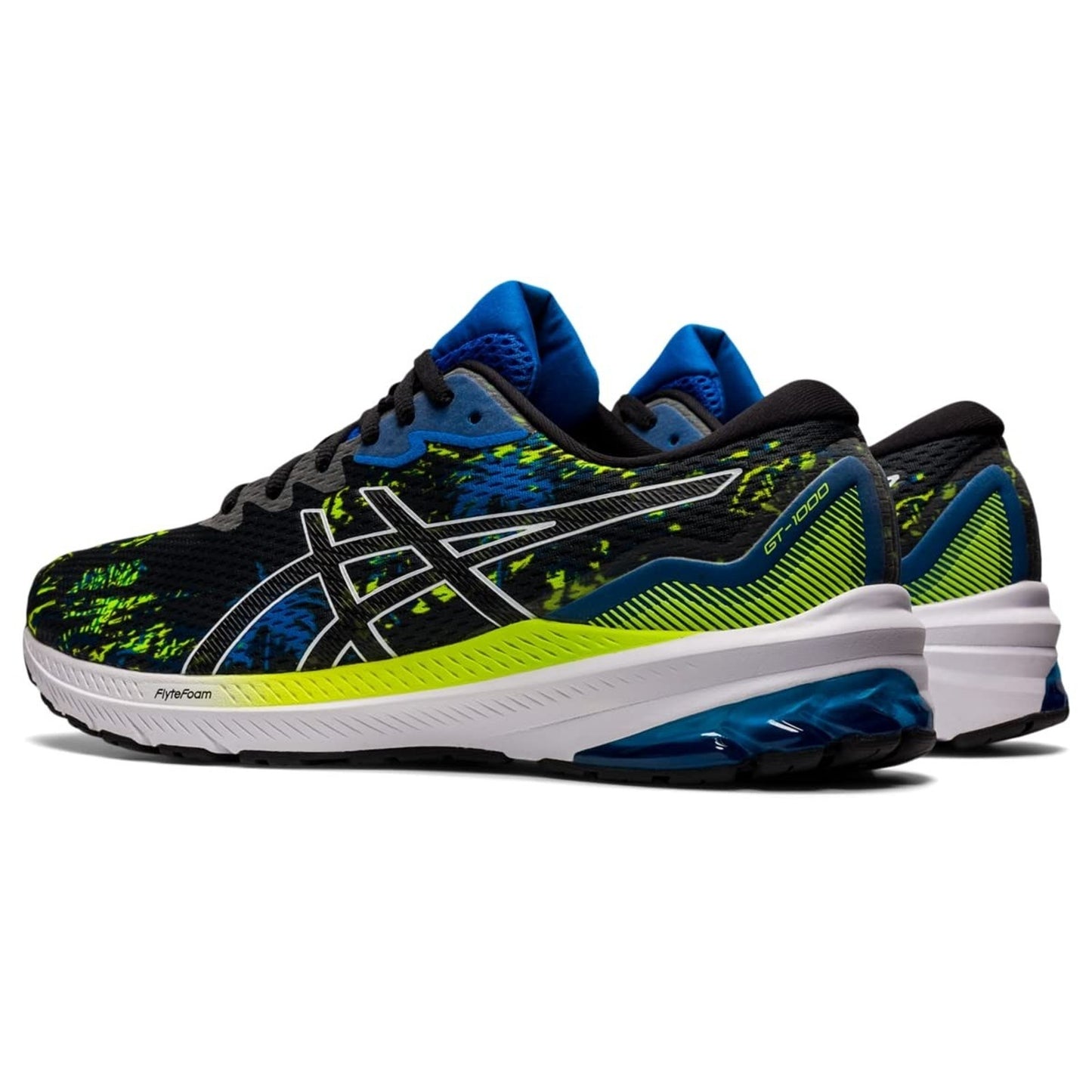 Asics GT-1000 11 Mens Running Shoes, Black/Electric Blue Size 11.5 M