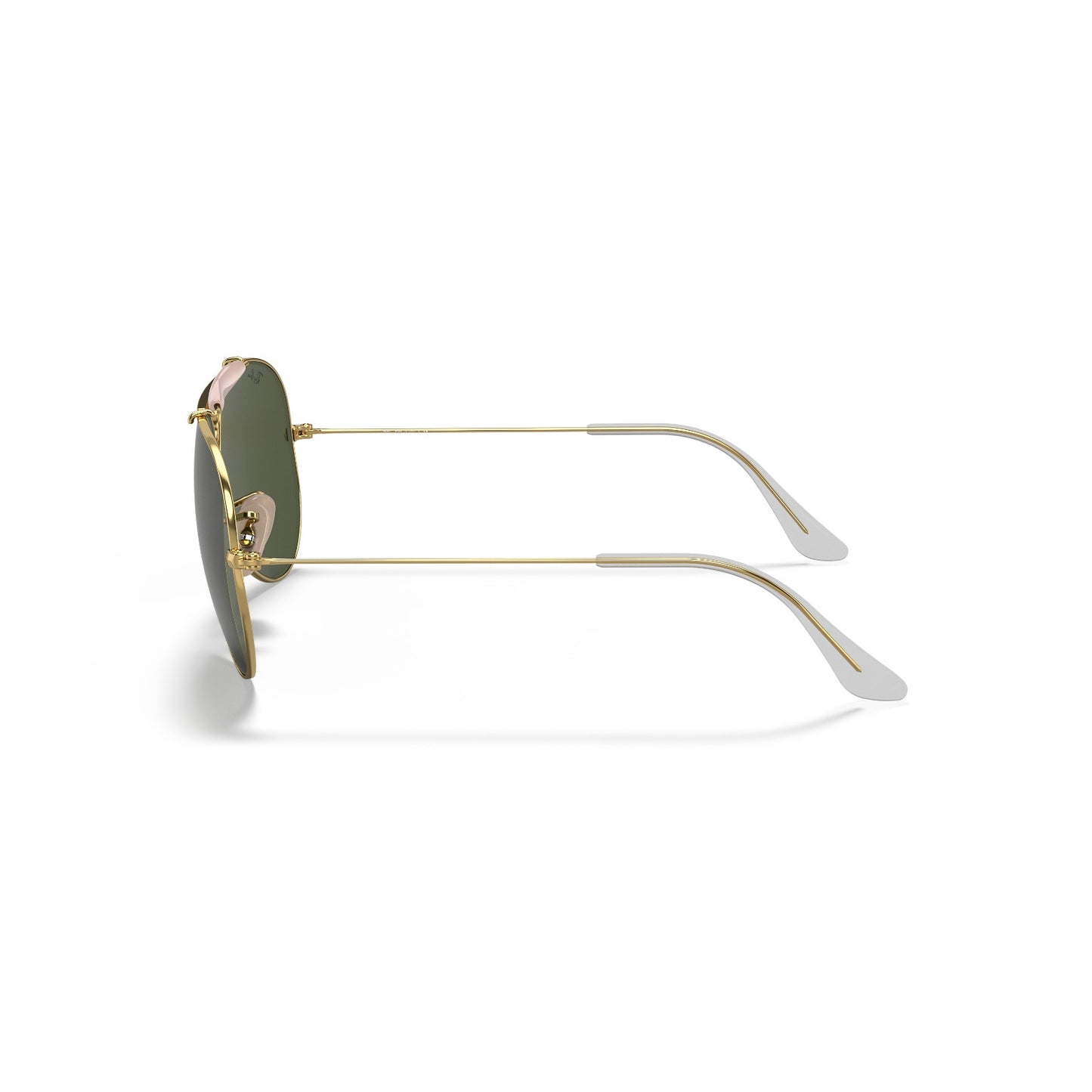 Ray Ban Sunglasses NEW AVIATOR SHOOTER RB3138 001 GOLD/GREEN LENS 58MM ITALY