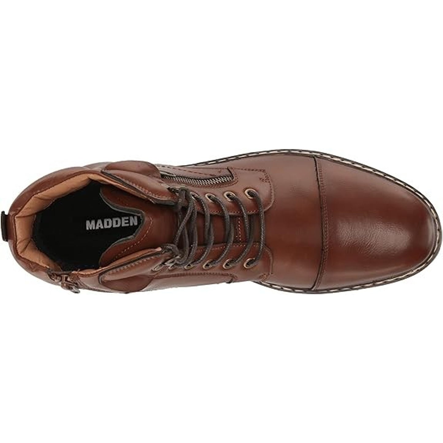 Madden M-SALUS Men's Combat Boot Cognac Size 10.5 M