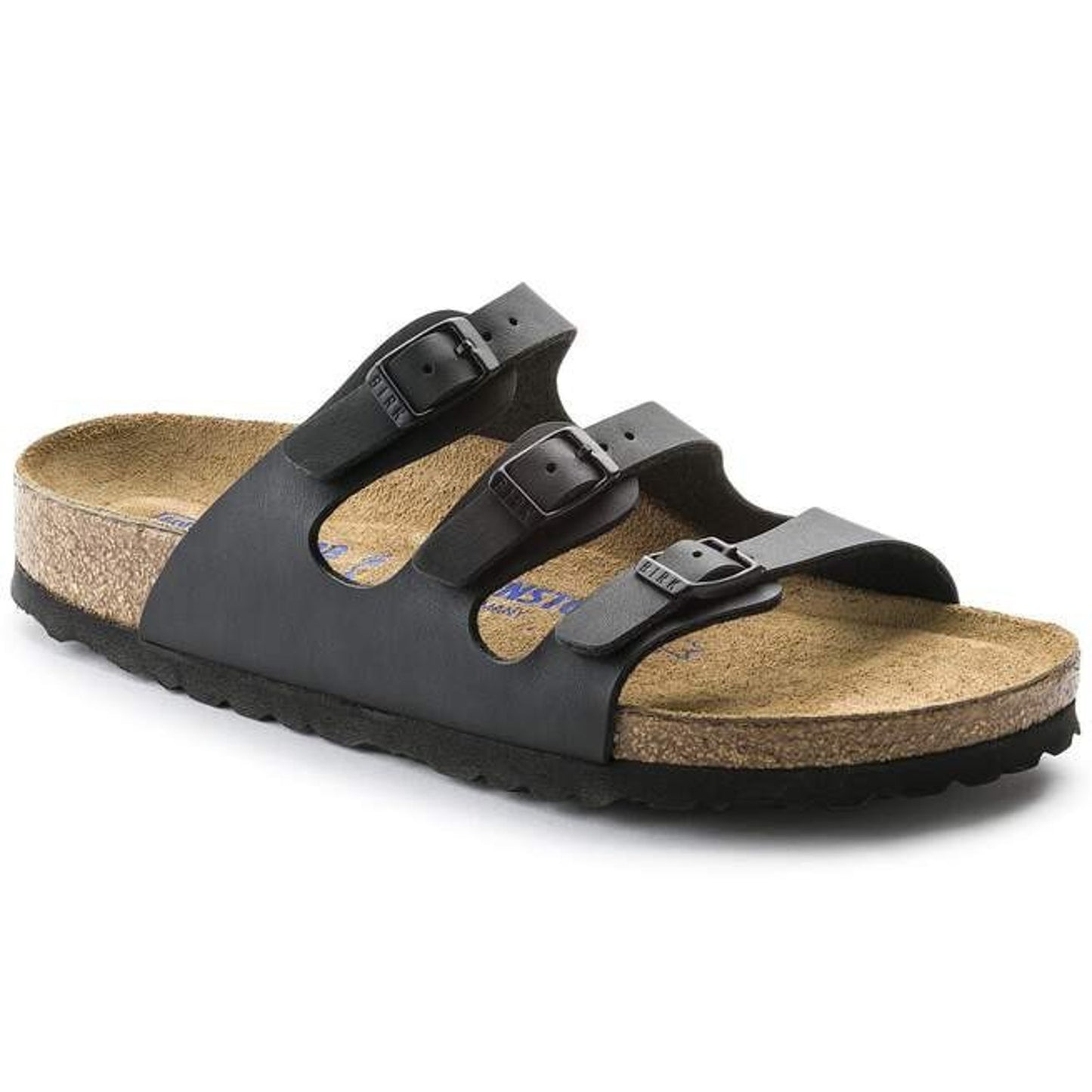 Birkenstock Florida Fresh Anthracite Pu Birko-Flor EU 42 W 11 , M 9.0 Narrow