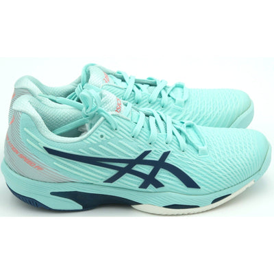 Asics SOLUTION SPEED FF 2 Women Tennis Shoes Clear Blue/Light Indigo size 9.5 B ASICS