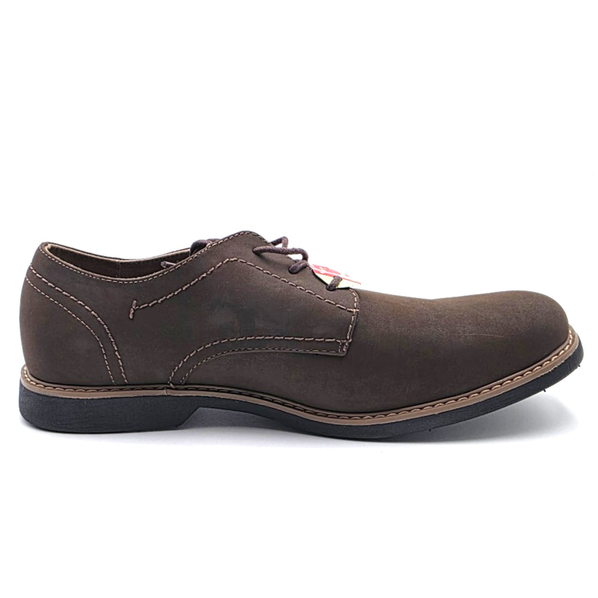Dexter Burt Plain-Toe Oxford Men's Shoes Brown Faux Leather Size 11 Wide