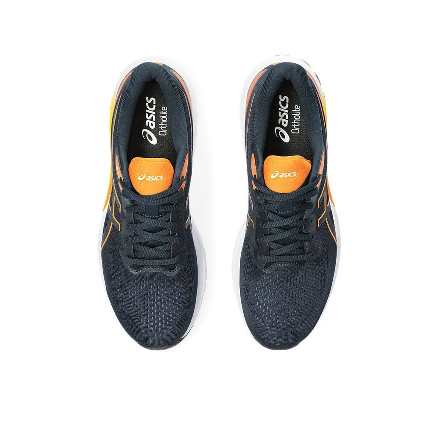 ASICS Men's GT-1000 12 Running Shoes, 14 M , French Blue/Bright Orange