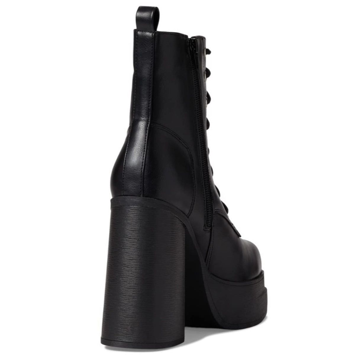 Steve Madden 9.5M Black Leather Persuade Bootie Ankle Boot