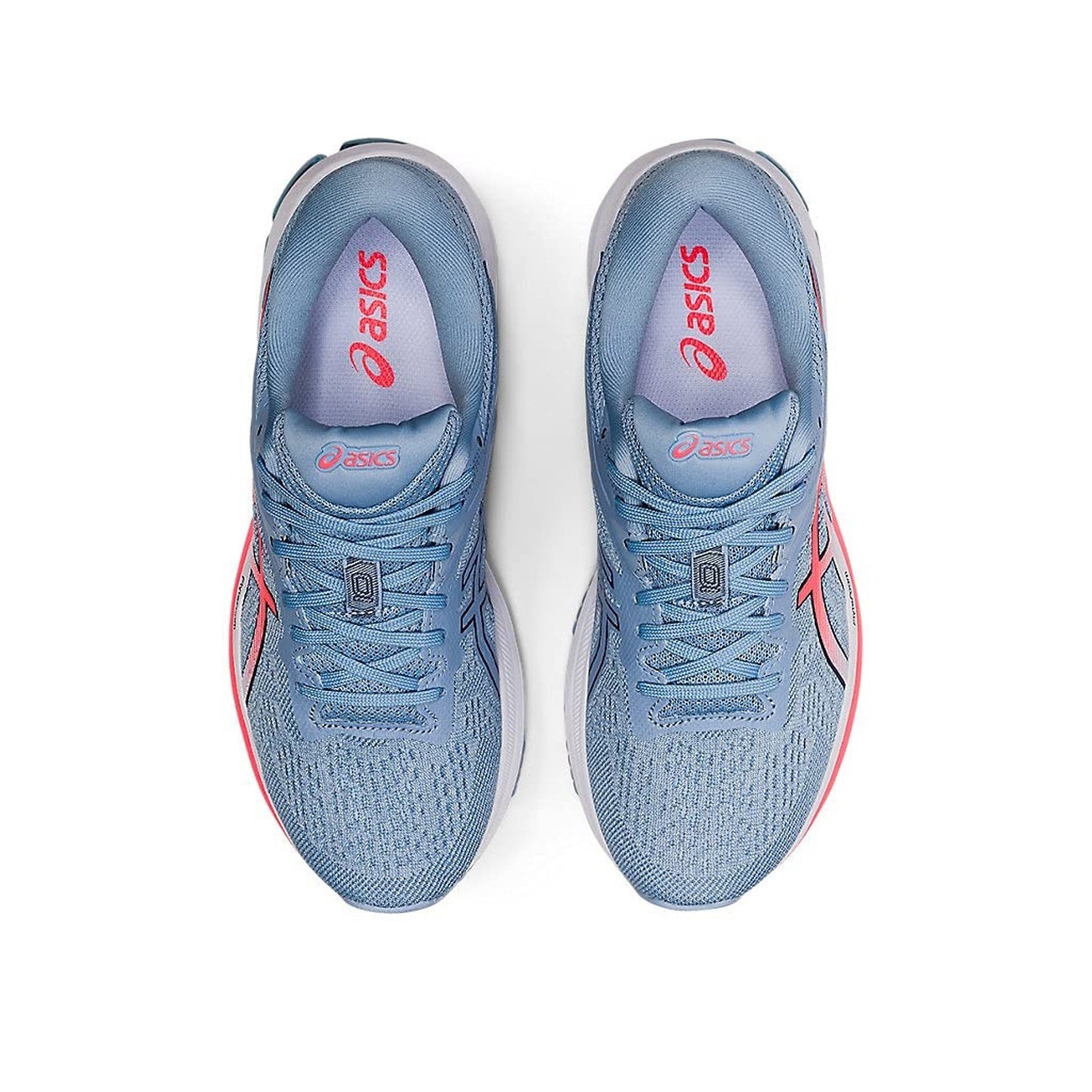ASICS Women's Gt-1000 10 Running Shoes Soft Sky /Blazing Coral, Size 10