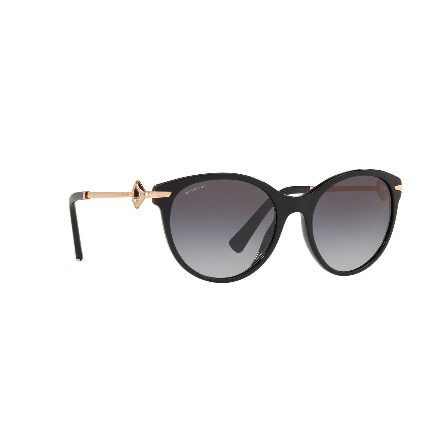 bvlgari sunglasses women Cat Eye BV8210B 501/8G Black 55-19-140 Italy