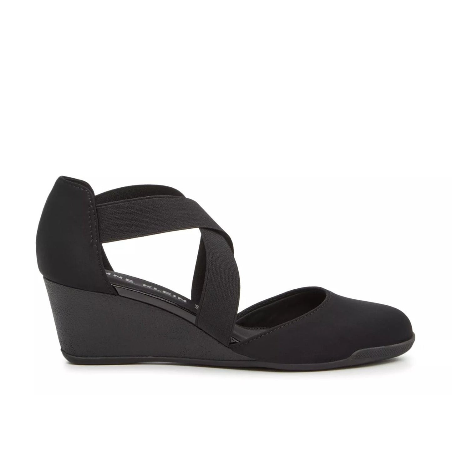 Anne Klein Ted Wedge Pump Women's Shoes - Black 8.5 M