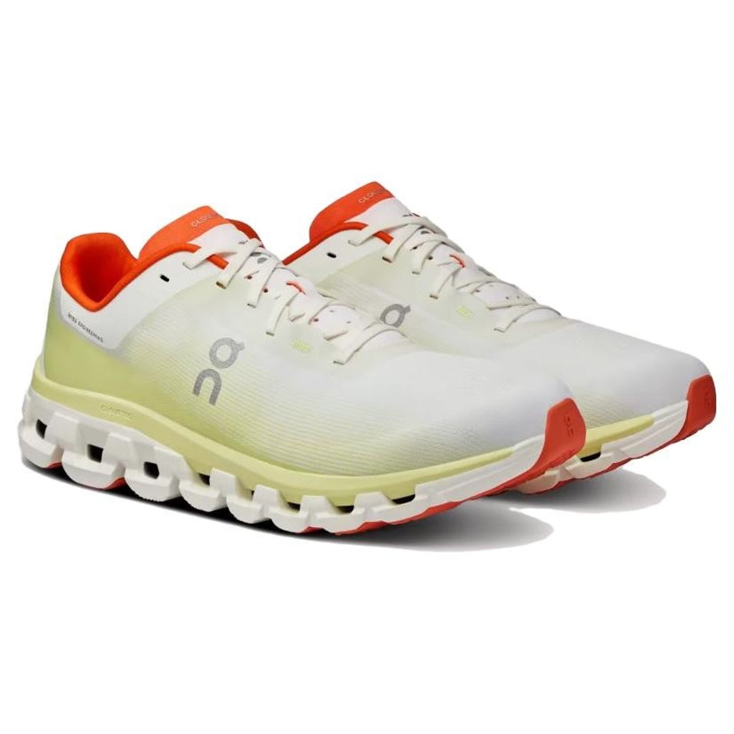 On Cloudflow 4, Men's Running Shoes White/Hay , 9.5 M