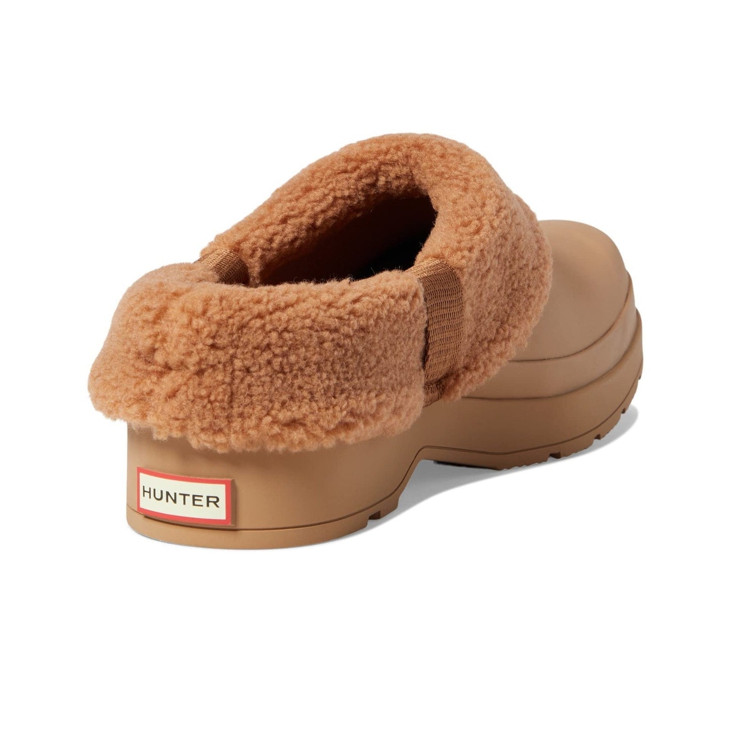 Hunter Play Sherpa Insulated Clog Men’s Artic Moss Rubber Shoe Tawny Size 8 M