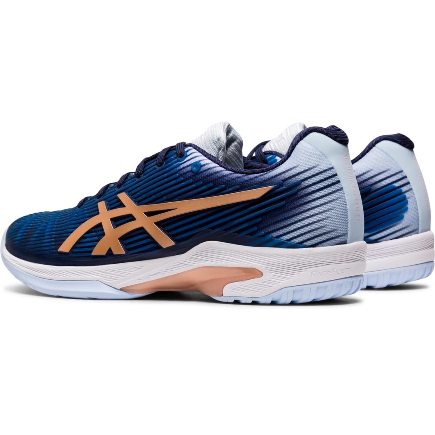 ASICS Solution Speed FF FlyteFoam WMNS Shoes 1042A002-413 Peacoat/Rose Gold 9.5
