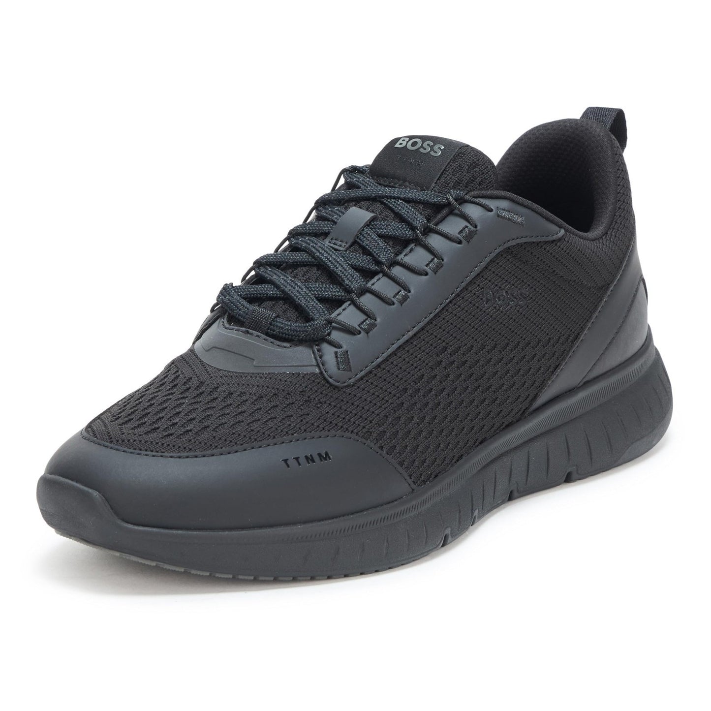 HUGO BOSS SHOES BLACK TTNM EVO RUNN LTNYMN 50557828005 size 9 M