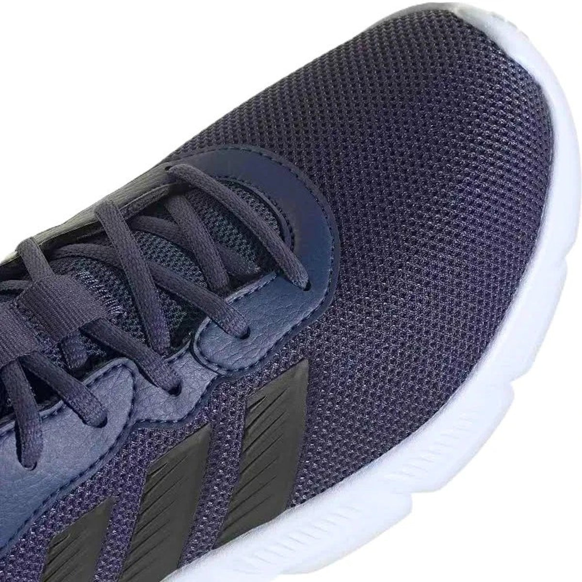 adidas Cloudfoam Flex Laces Men’s Everyday Wear Walking Shoes Navy 9 Wide Fit
