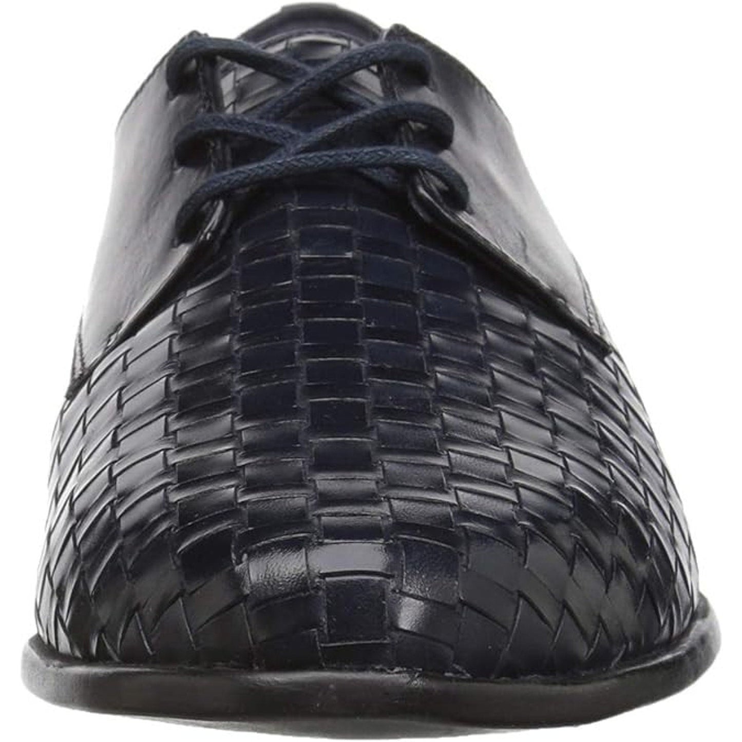 Trotters Womens Dress Shoe Lizzie Herringbone Oxford 8.5 M Loafer Black Trotters