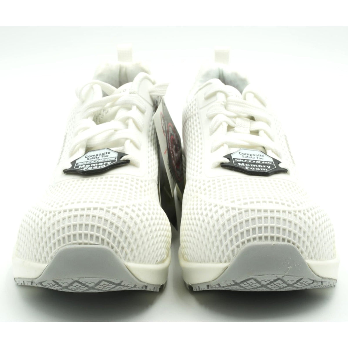 Skechers Womans Uno SR Composite Toe Safety Work Shoes White Size 8 M UK 5