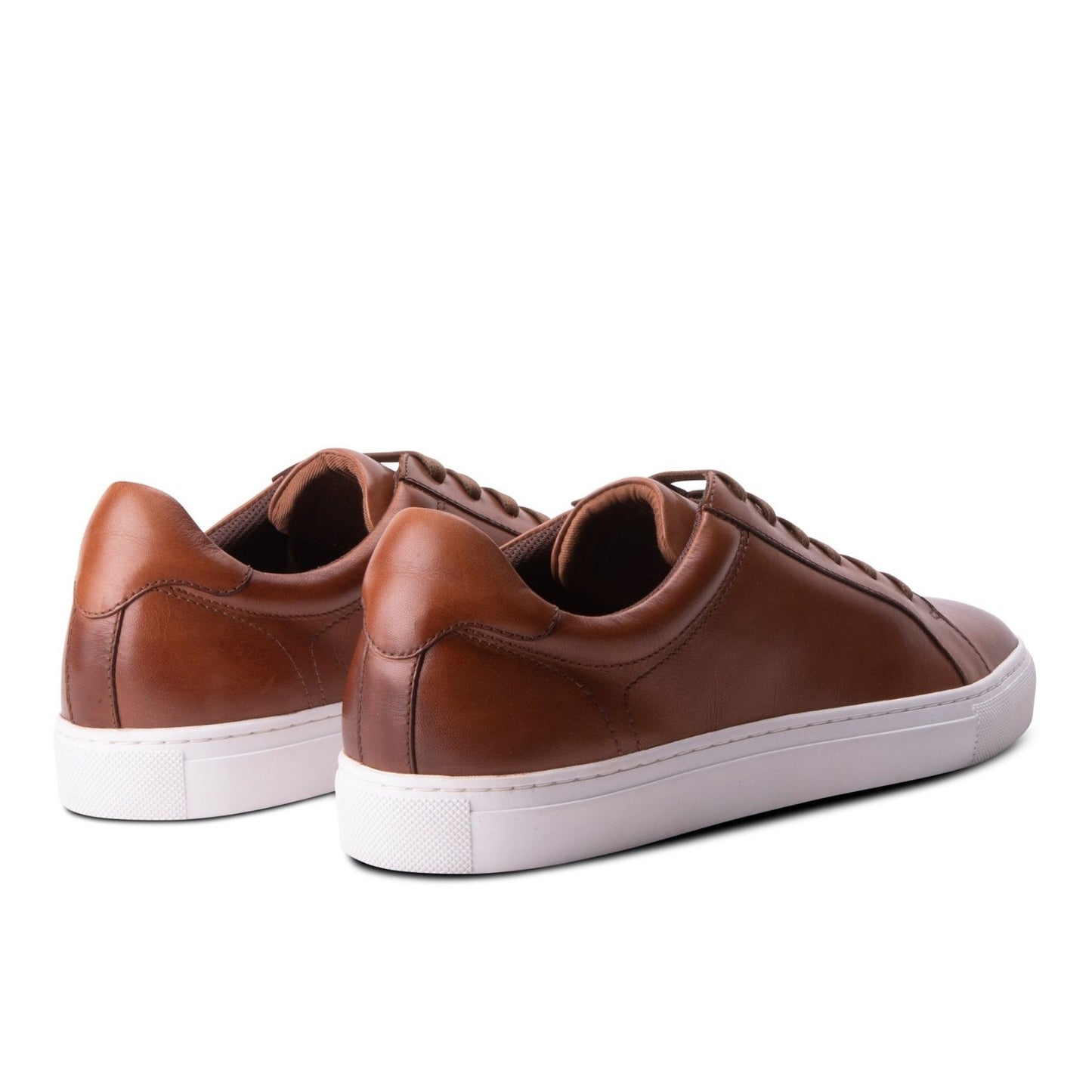 Winthrop Clay Leather Low Top Sneakers Shoes Men's Cognac Size US 11