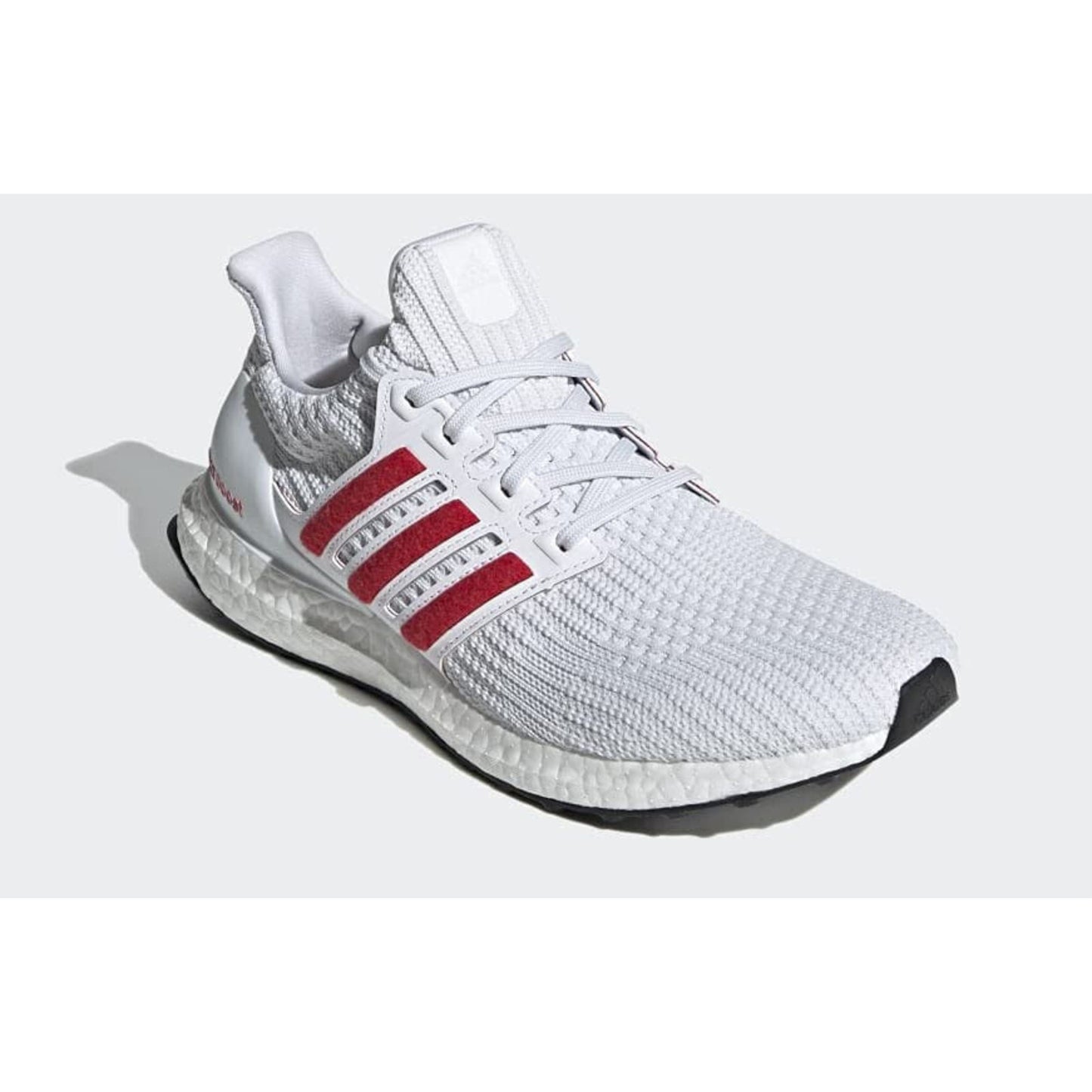 Adidas Ultraboost 4.0 DNA Men's Shoes Color: Footwear White/Silver/RED Size 11