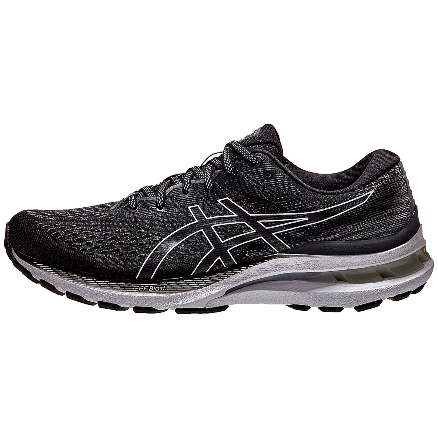 Asics Men's Gel Kayano 28 Running Shoes Black/White 12.5 M