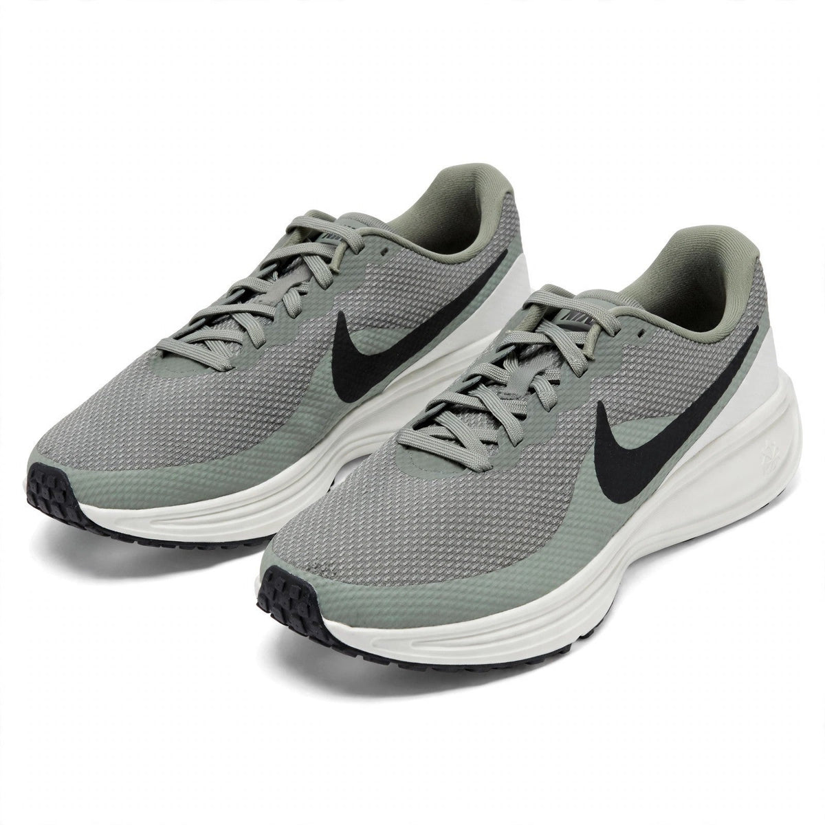 Nike Revolution 8 Light Army Black Running Shoes Mens Size 11 / Women 12.5
