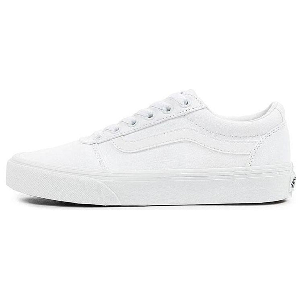 Vans Ward Men's Shoes Rubber Skate Shoes triple white Canvas size 11