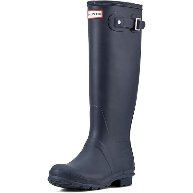 NEW HUNTER Women's ORIGINAL TALL RAIN BOOTS WATERPROOF Navy Matt SIZE 11 Hunter
