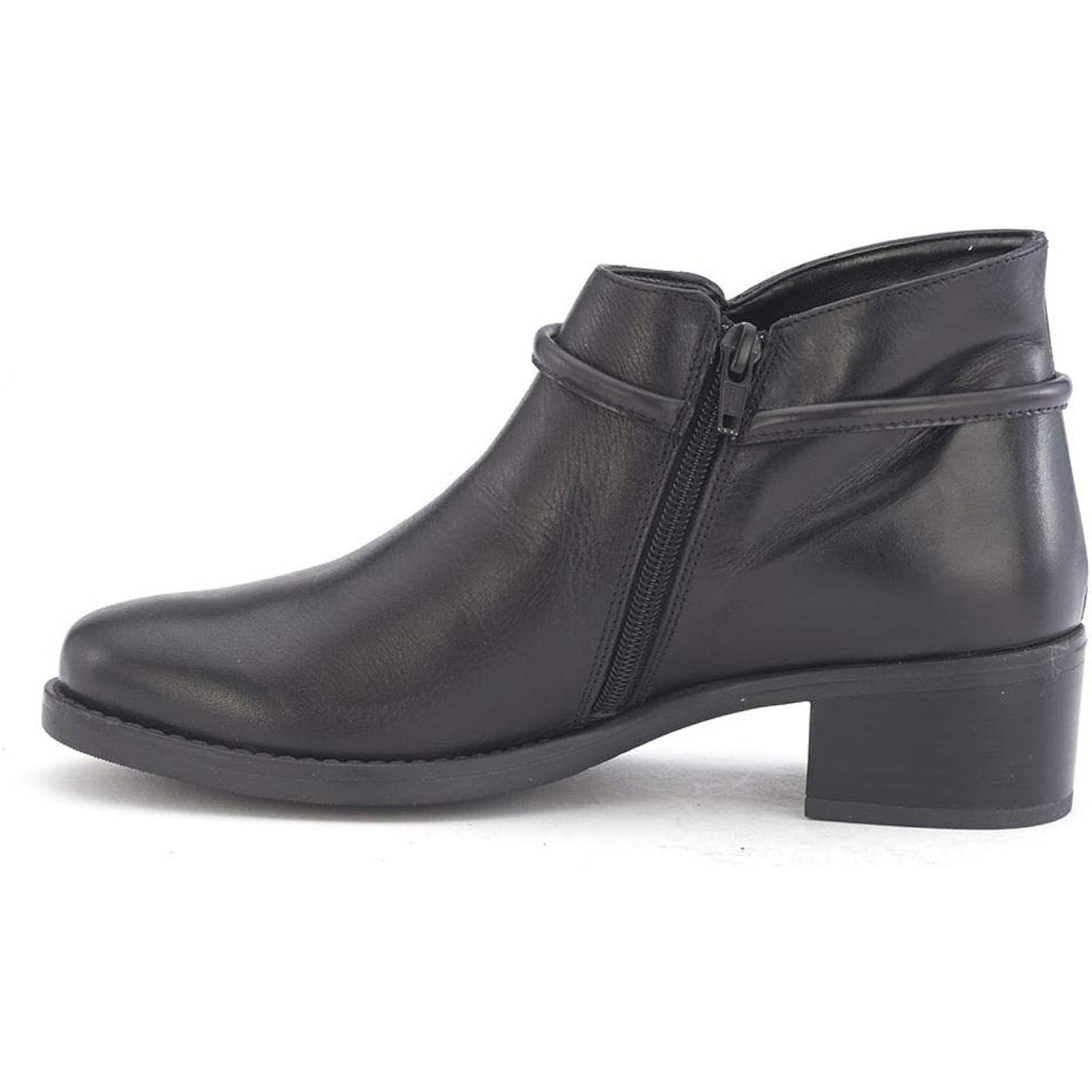 David Tate Miller Women's Ankle Booties Black Calf Skin Size 9M David Tate