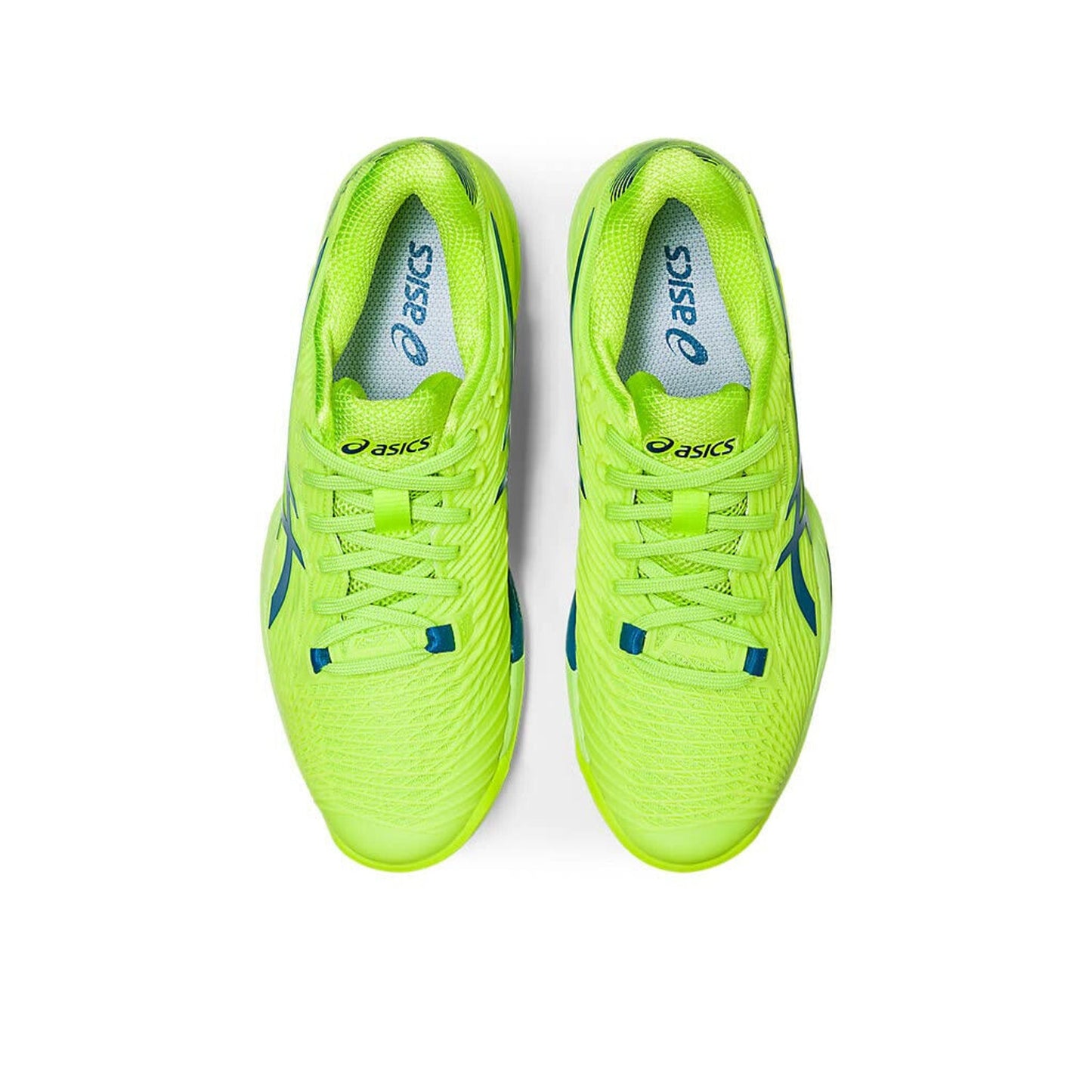 ASICS Women Solution Speed FF 2 Tennis Shoes Hazard Green/ Reborn Blue 8.5 B M
