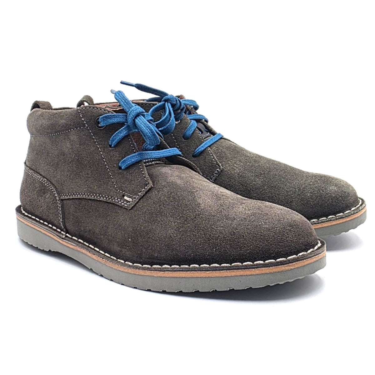 Florsheim Navigator Chukka Boys Casual Shoes Green Lace Up Size 7 M
