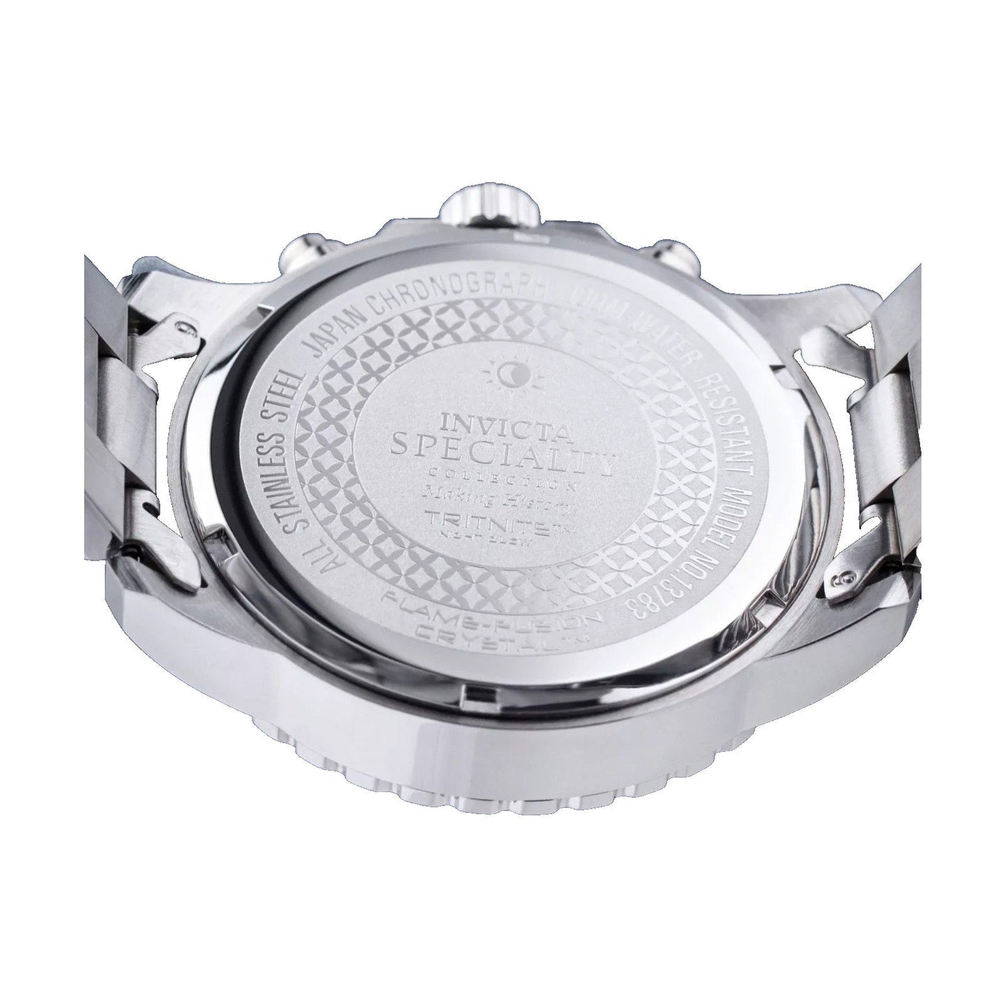 Invicta Specialty Men’s Chronograph Quartz Watch 45mm Stainless Steel Black Dial Invicta