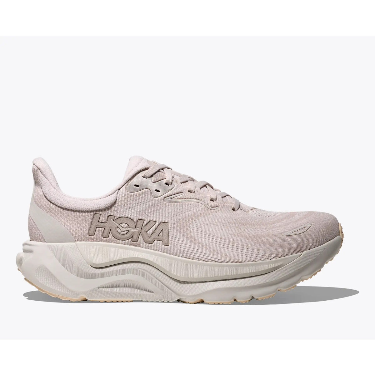 Hoka One Arahi 8 Mens Athletic Running Shoes Sneakers Grout putty Size 9 D