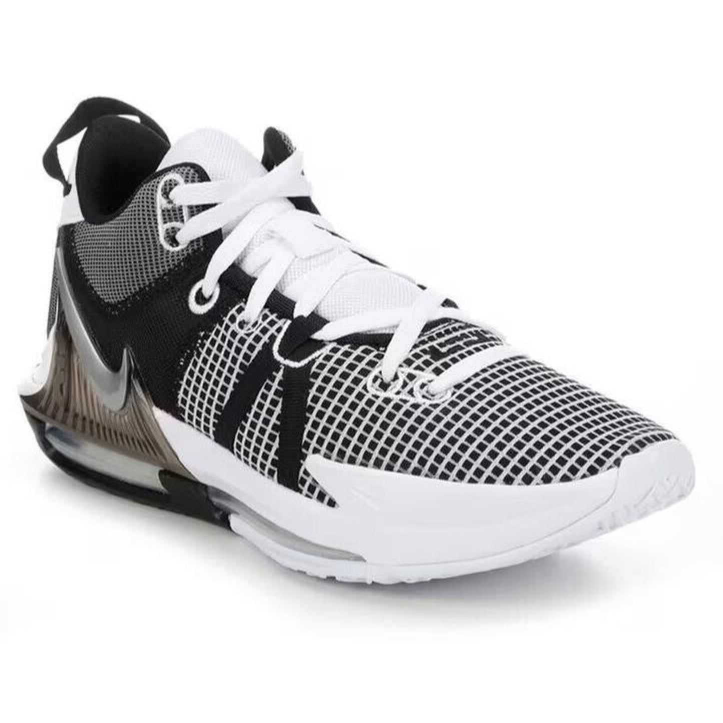 Nike Lebron Witness VII DM1123 100 White Black Basketball Sneakers Shoes 9.5 US