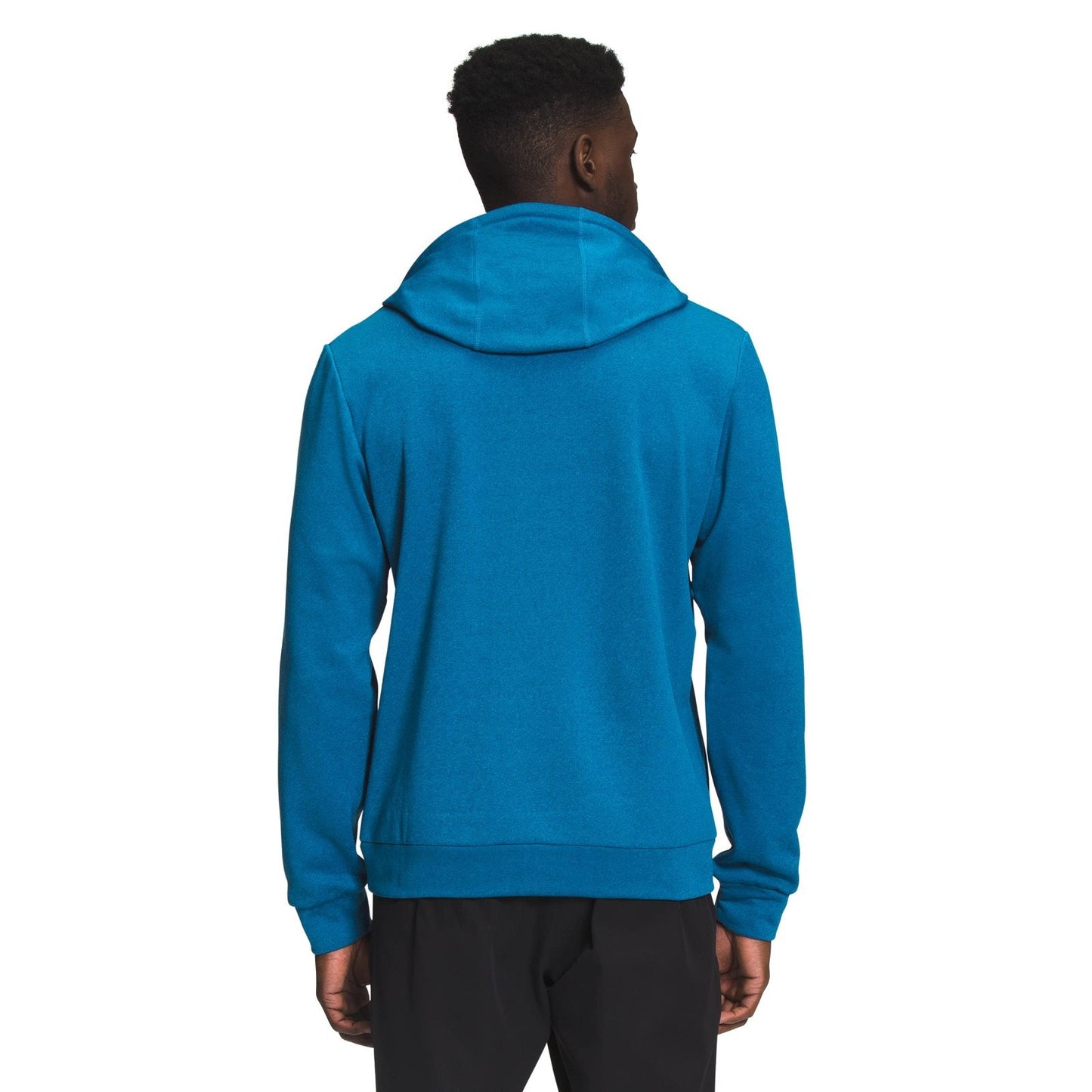 THE NORTH FACE Men's Exploration Fleece Pullover Hoodie, Banff Blue Heather, Med